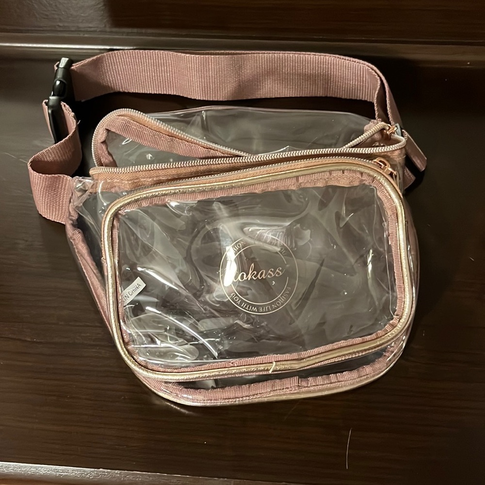 Clear crossbody or Fanny pack